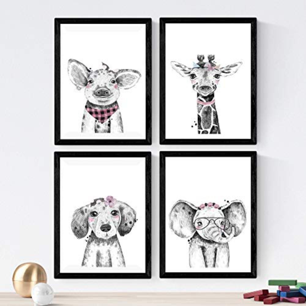 Nacnic Poster Schwarz 29.7x3 cm