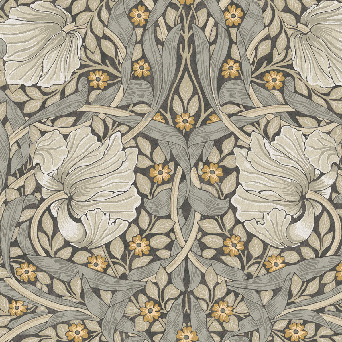 VLIESTAPETE Pimpernel Grau - Grau, Papier/Kunststoff (52/1000cm) - Graham & Brown