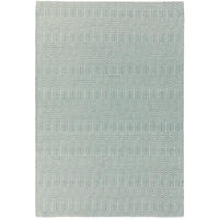 TEPPICH handgewebt Berber Wolle & Baumwolle SILWAN Blau 120 x 170 cm - Blau, Naturmaterialien (120/170cm) - Novatrend