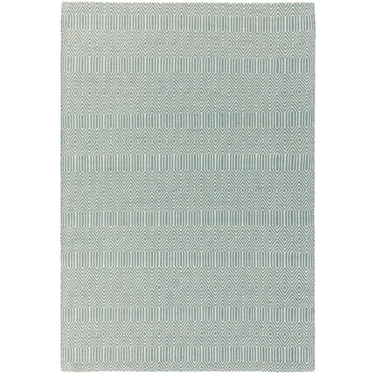 TEPPICH handgewebt Berber Wolle & Baumwolle SILWAN Blau 120 x 170 cm - Blau, Naturmaterialien (120/170cm) - Novatrend