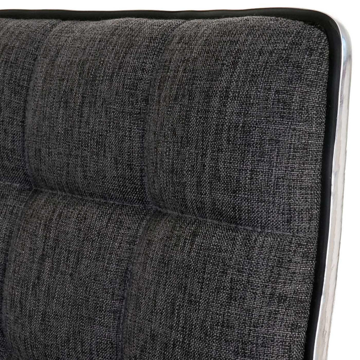 ESSZIMMERSTUHL 6er-Set 103x43x54cm Sitzhöhe 41cm Stoff/Textil Grau - Grau, Textil (43/103/54cm) - CHEFGASTRO