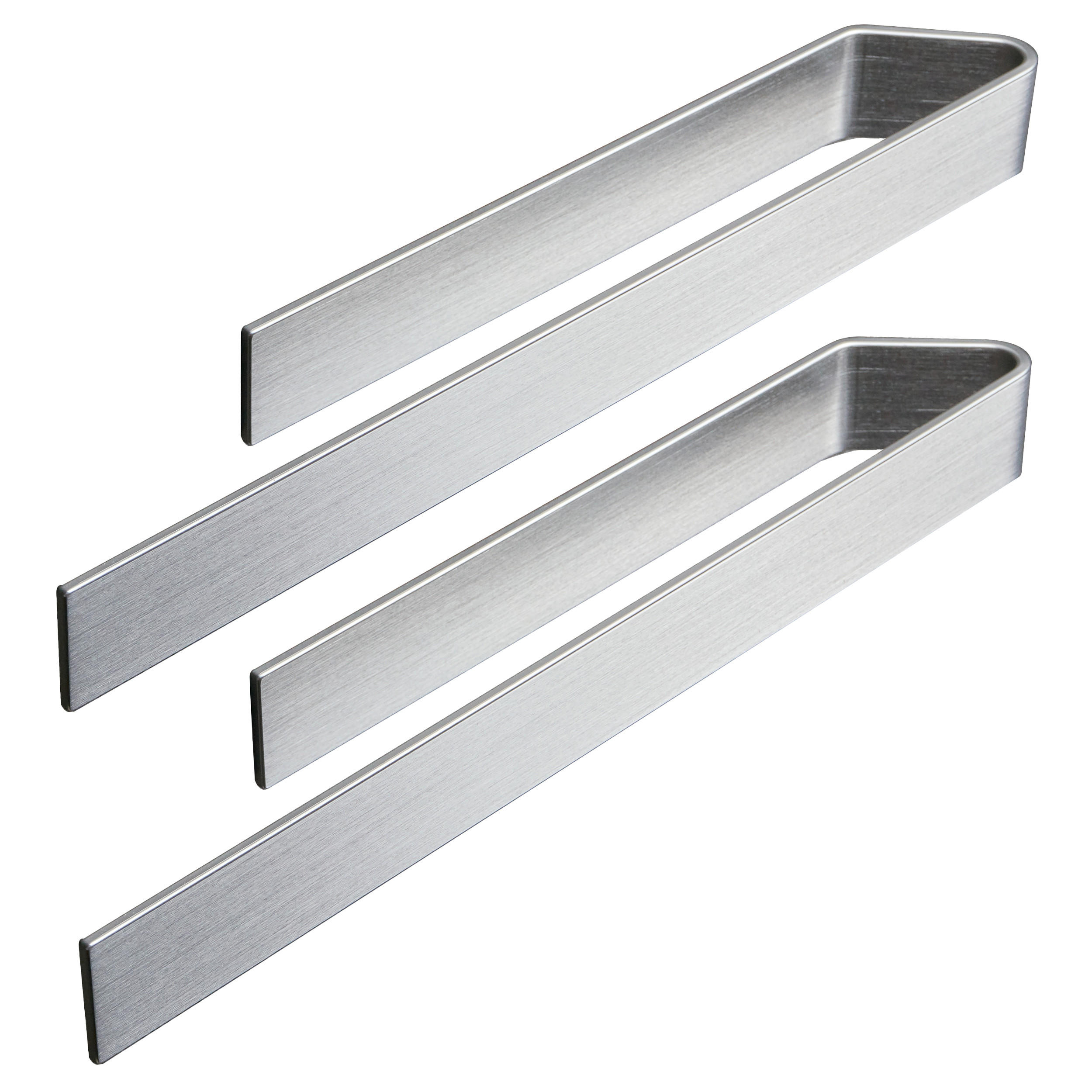 Designfabrik Hamburg Handtuchhalter Silber 40x4x6 cm