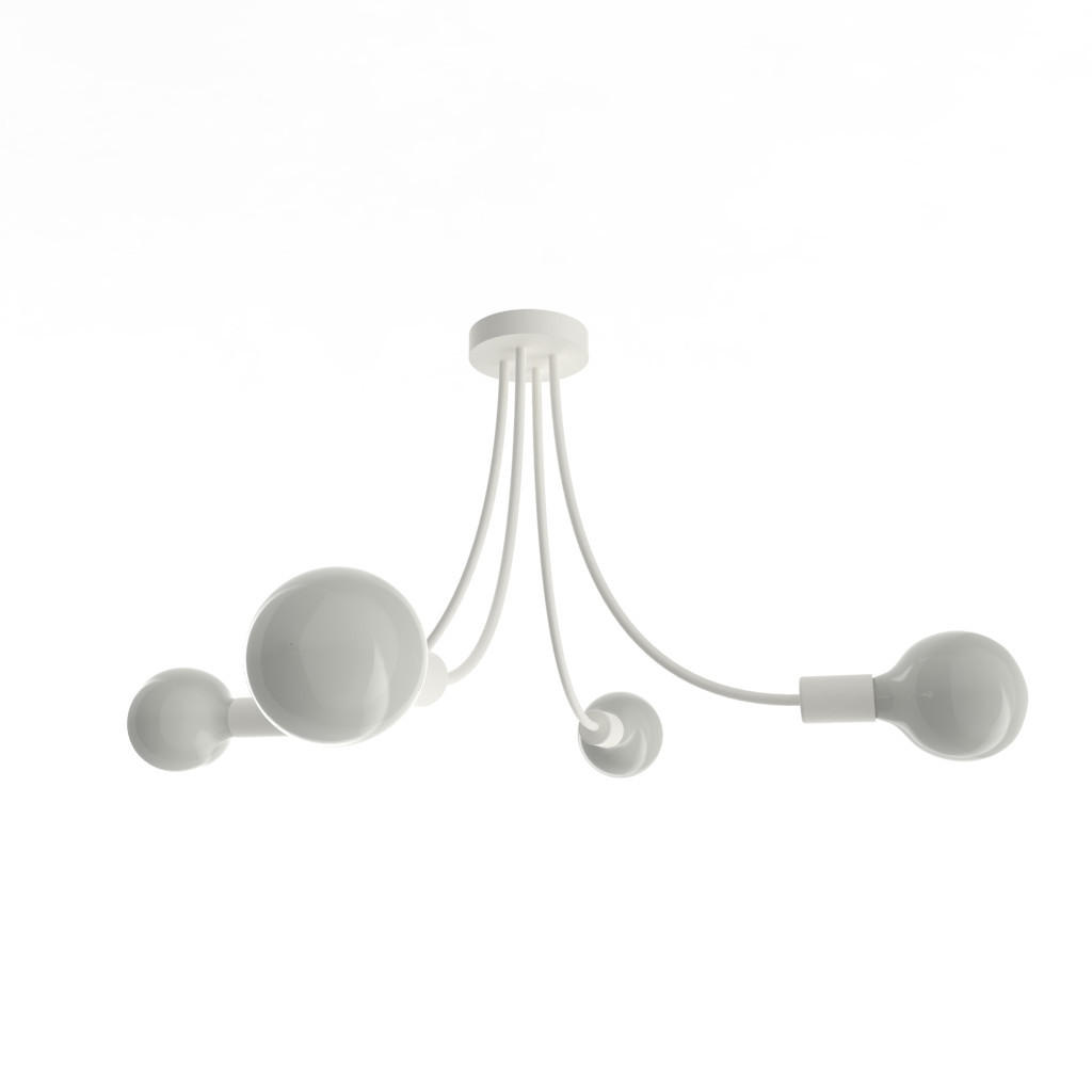 DECKENLEUCHTE Classic - Weiß, Metall (60/60/40cm) - Lumicom