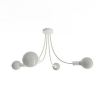 DECKENLEUCHTE Classic - Weiß, Metall (60/60/40cm) - Lumicom