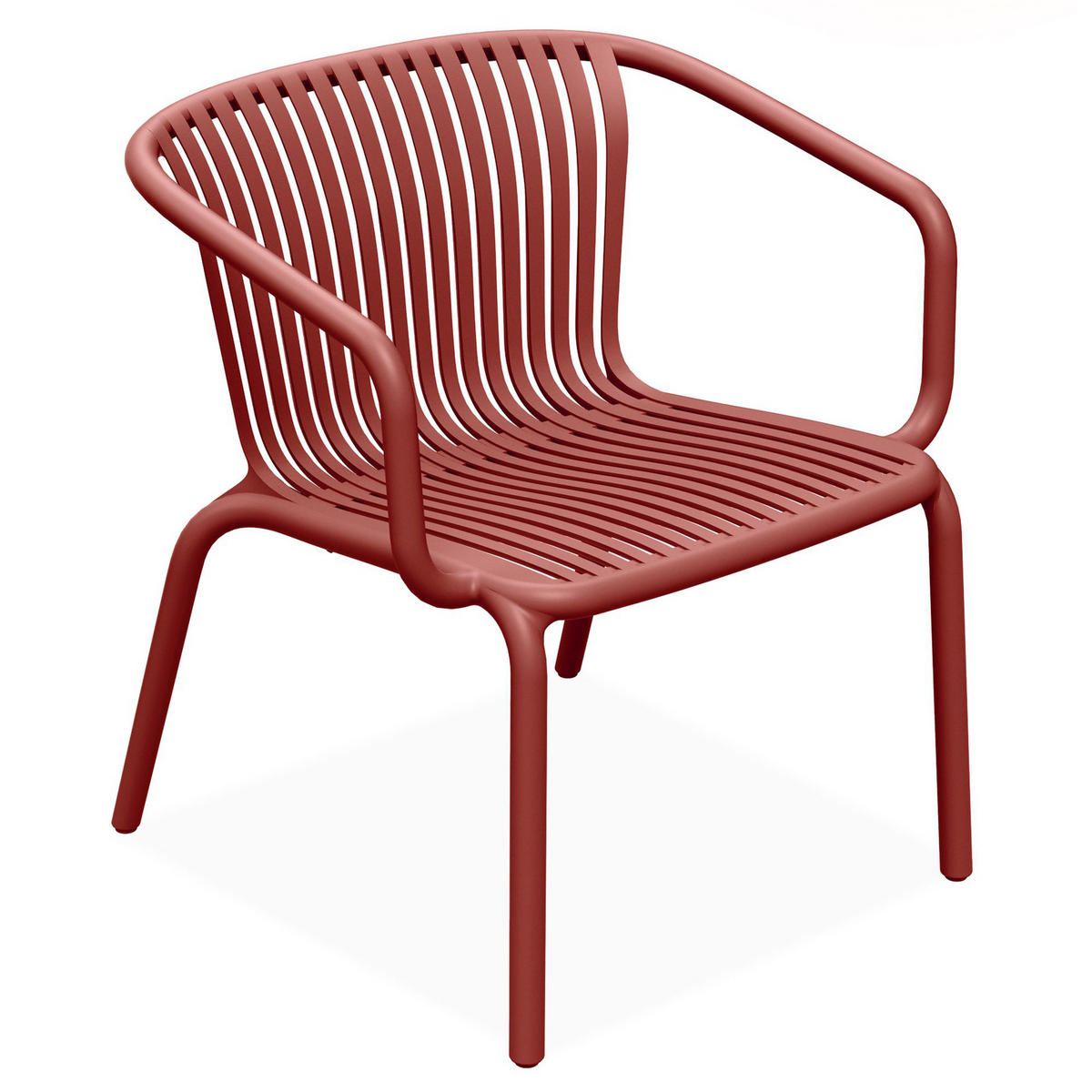 GARTEN ESSGRUPPE FICCARI, Gartenmöbel-Set 3-tlg, Rot - Rot, Kunststoff - KONSIMO®