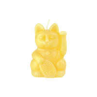 FIGURENKERZE Lucky Candles Yellow, Paraffinwachs, Gelb, 11.5 cm - Gelb, Paraffin (8/11.5/9.5cm) - Donkey Products