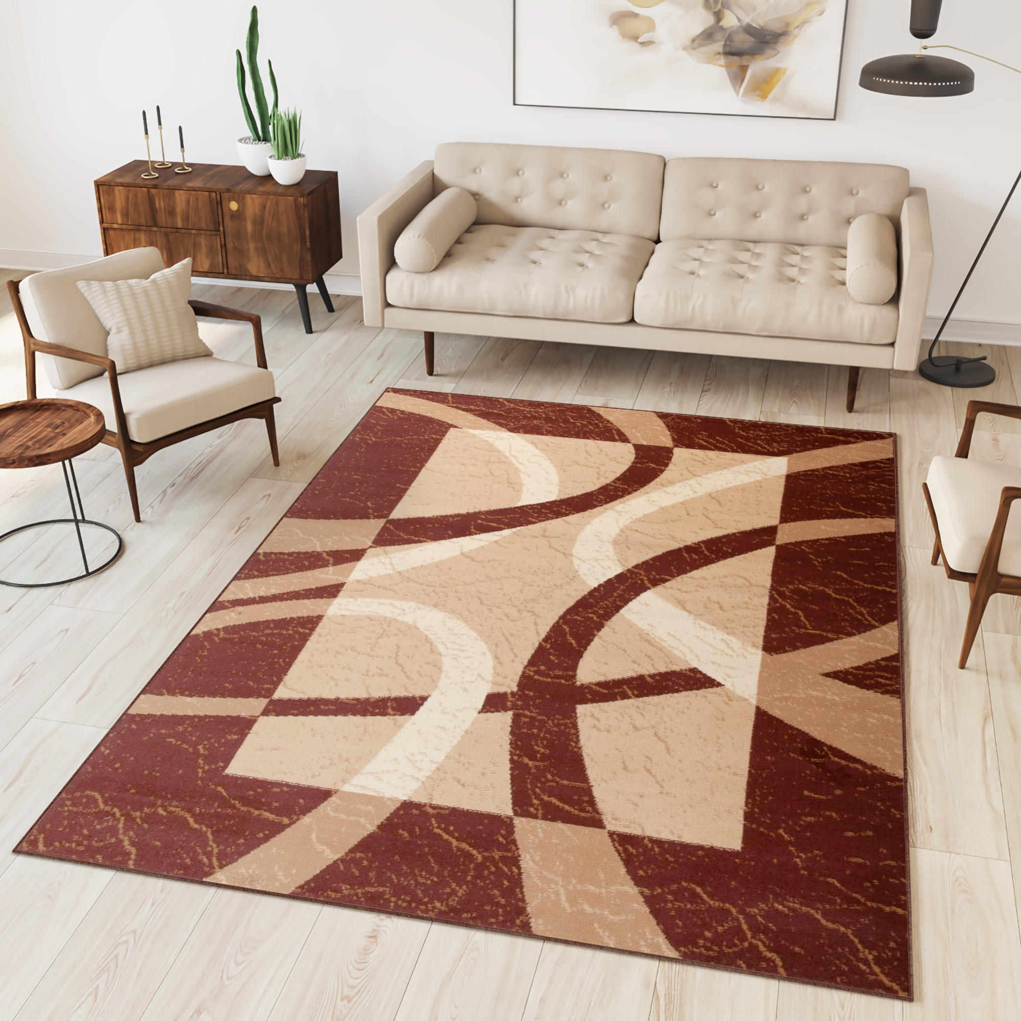 TEPPICH DREAM Braun 250/300 cm - Braun, Textil (250/300cm) - Tapiso