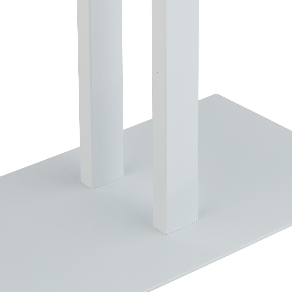 HANDTUCHSTÄNDER - Weiß, Metall (50/82/19cm) - Relaxdays