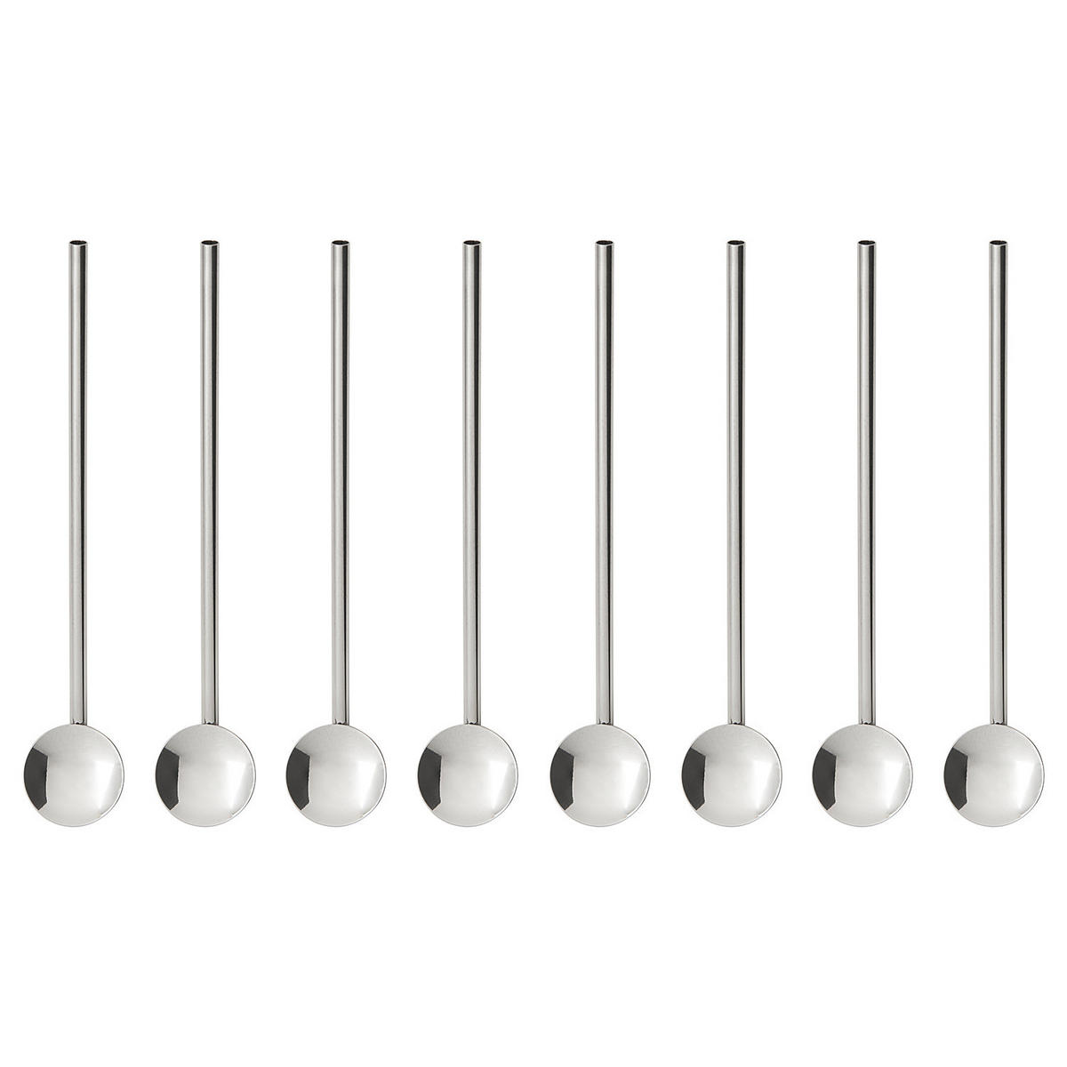 TRINKLÖFFEL (8er Set) Sip Spoon - Silberfarben, Metall - Butlers