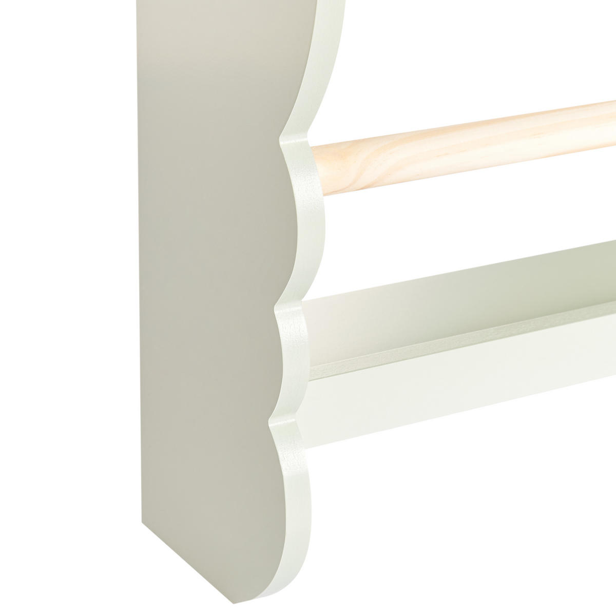 RAFT DE PERETE 80 cm verde deschis Rigolet - verde deschis, compozit lemnos (43/80/14cm) - Beliani