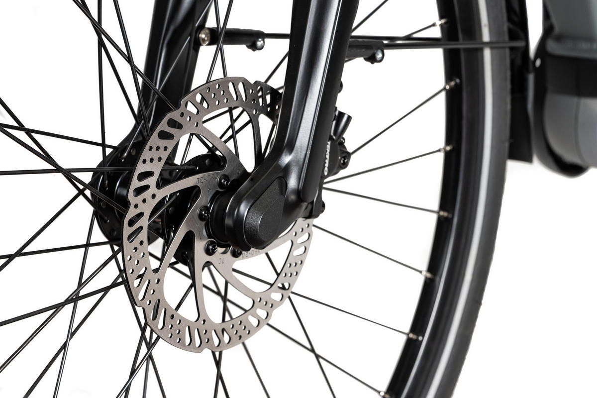 E-TREKKING 500 Gent E-Bike Grey 10 Gang 28 Zoll Gr: 53cm & 57cm - Grau, Metall (53cm) - Hawk Bikes