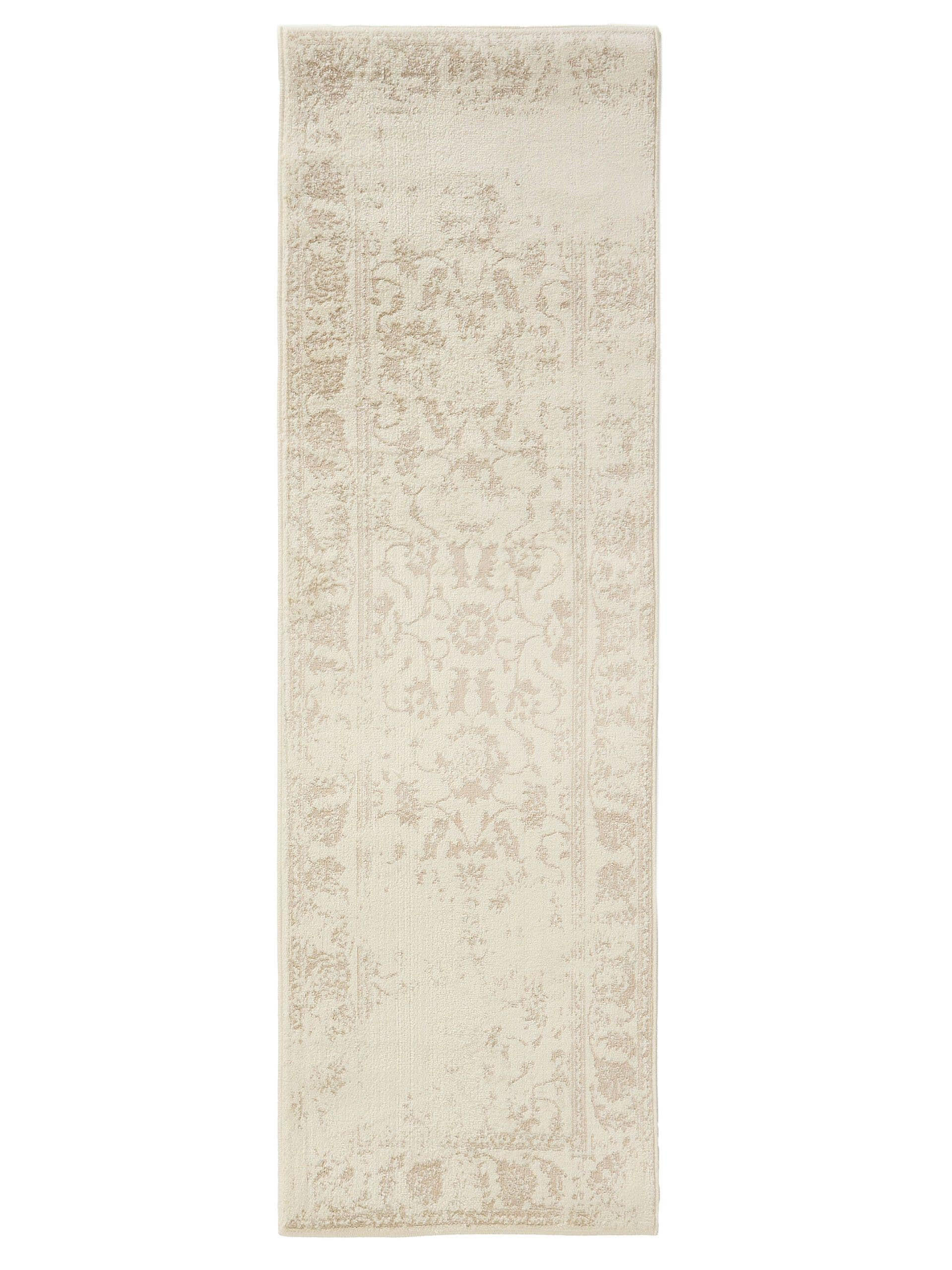 VINTAGE-LÄUFER Suki 80/240 cm - Beige/Creme, Kunststoff (80/240cm) - benuta