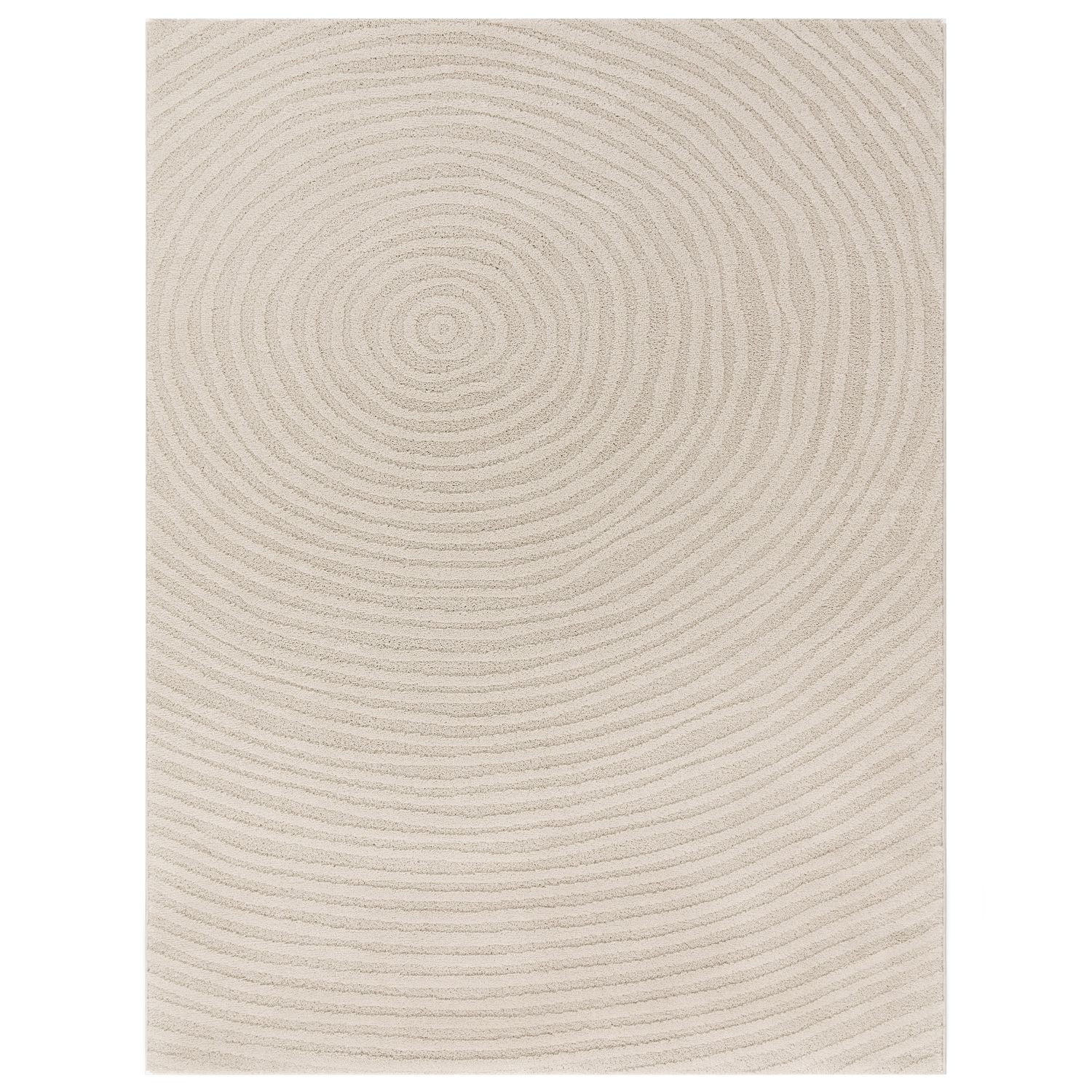 FLACHWEBETEPPICH Boho Creme 80 x 150 cm - Creme, Kunststoff (80/150cm) - TT Home