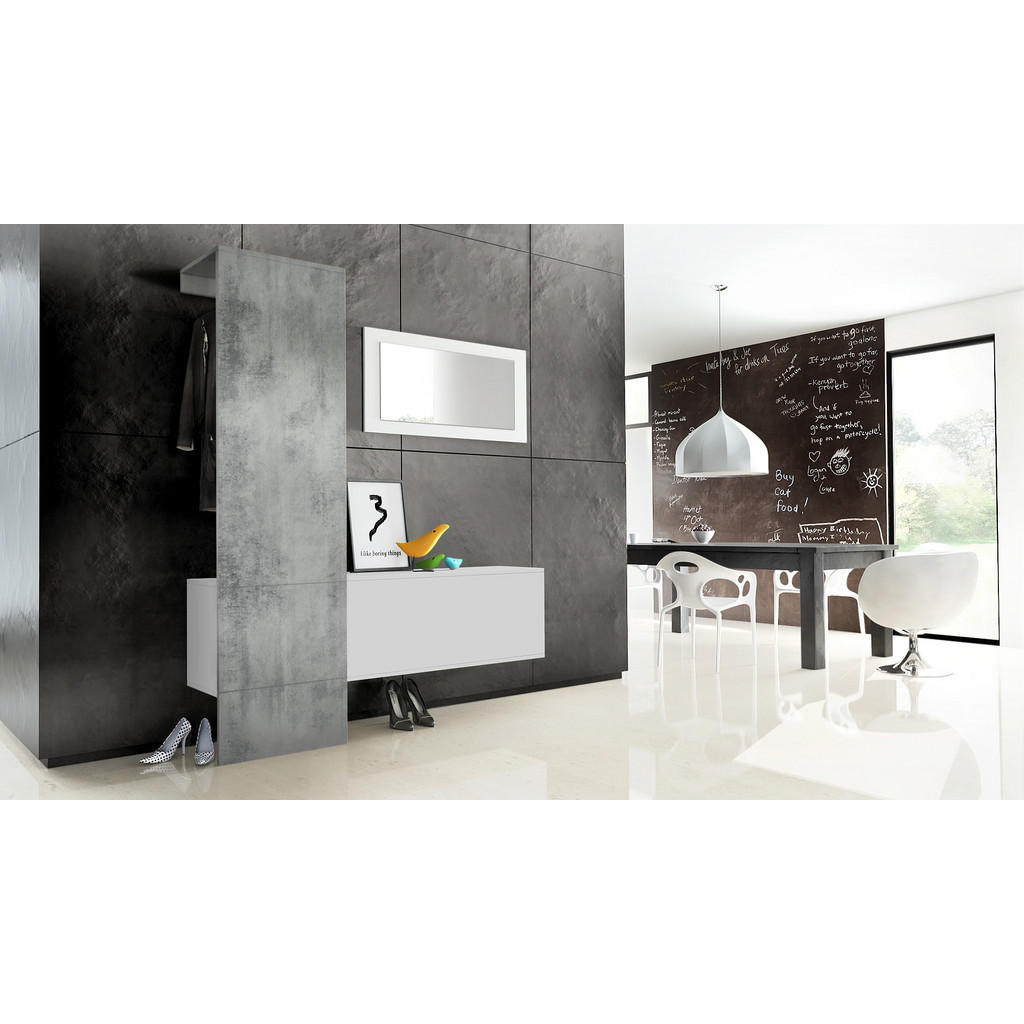 Thumbnail - Vladon Garderobe, Hellgrau, Holzwerkstoff, 156x193x35 cm, Garderobe, Garderoben-Sets & Serien, Garderoben-Sets