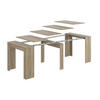 TISCH Ausziehbar Eiche 51/90/78 cm - Braun, Holzwerkstoff (90/78/51cm) - DMORA