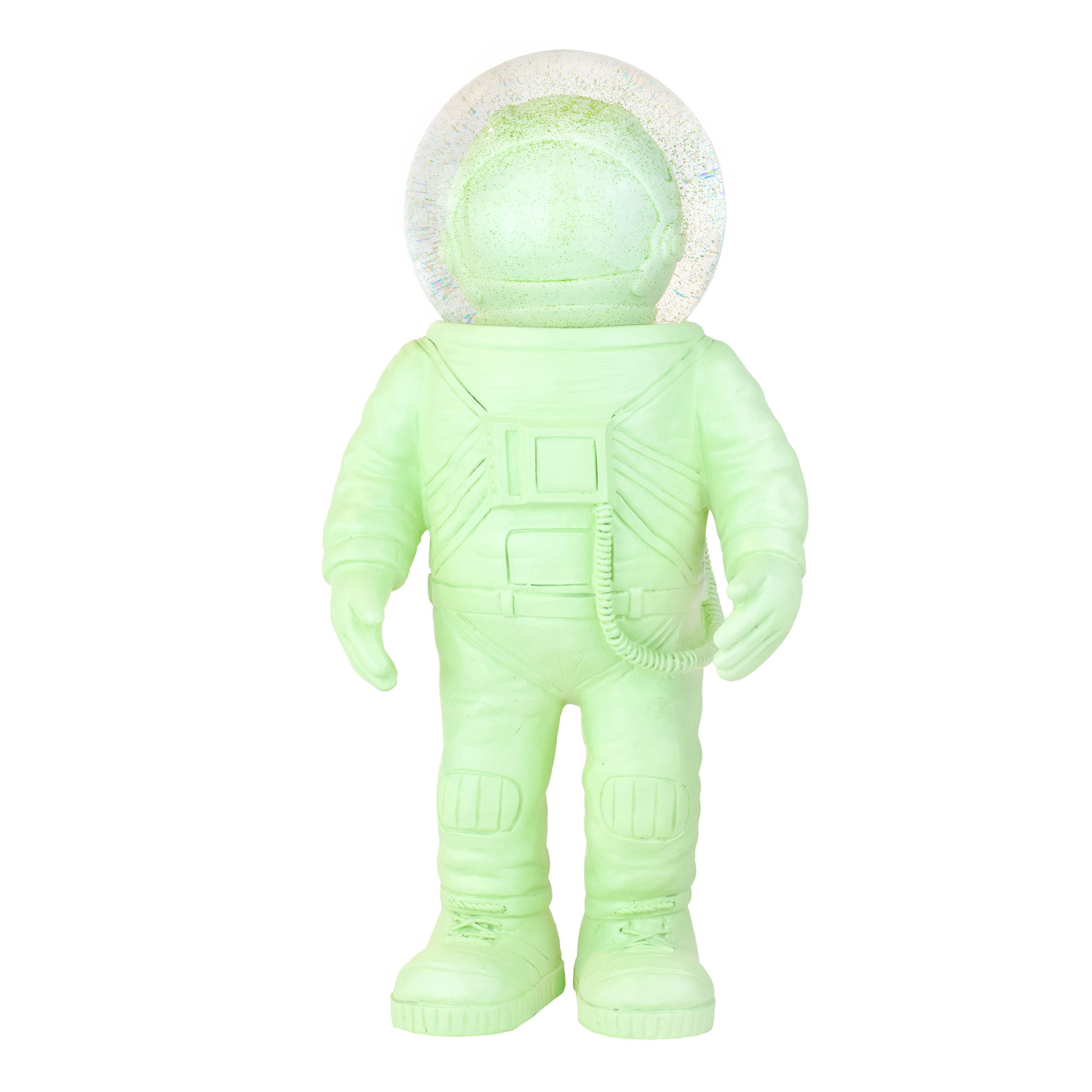 SCHNEEKUGEL Summerglobe The Astronauts Giant, Glas / Polyresin, Grün, 30 cm - Grün, Glas (13/30/15cm) - Donkey Products