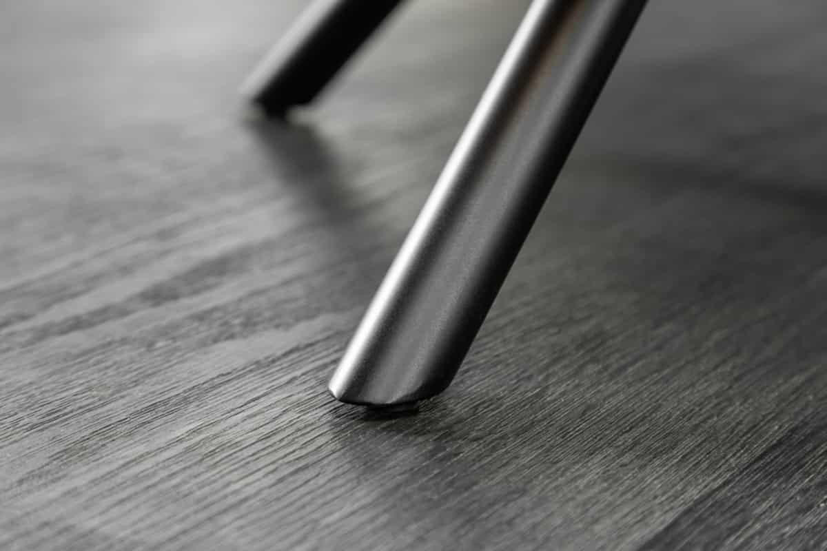 STUHL BIG GEORGE Microfaser Taupe 90 cm - Taupe/Schwarz, Textil/Metall (58/90/68cm) - riess-ambiente