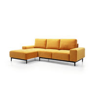 ECKSOFA VERO Gelb 266x175x93 cm - Gelb, Textil (266/175cm) - FURNLUX