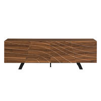 TV-LOWBOARD Walnussfarben 160/39/50.5 cm - Walnussfarben, Holzwerkstoff (160/50.5/39cm) - PANGIVO