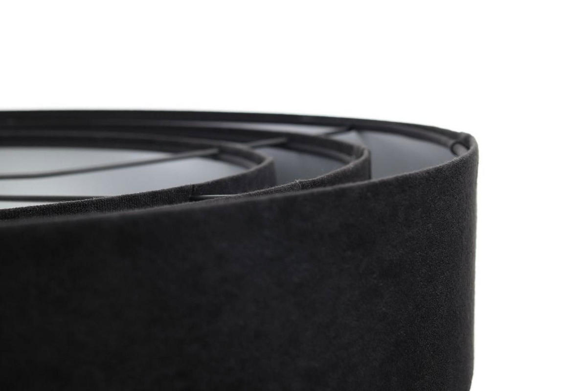 HÄNGELEUCHTE Schwarz 60/20 cm - Silberfarben, Kunststoff (60/1.5/20cm) - ONZENO
