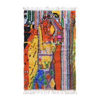 BERBERTEPPICH aus reiner Wolle 152x 240 cm - Multicolor, Naturmaterialien (152/240cm) - AFK Living