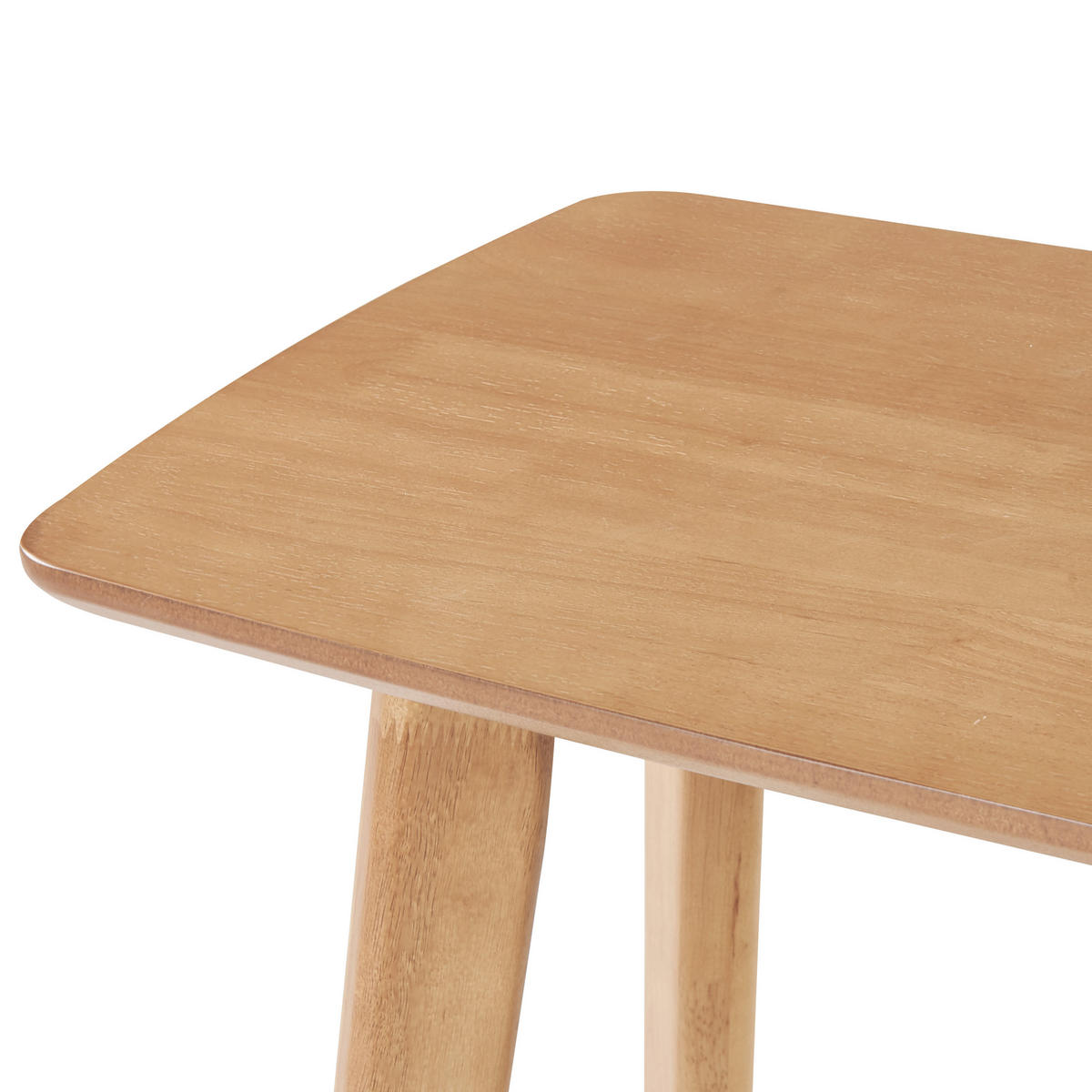 KONSOLENTISCH heller Holzfarbton Tulare - Hellbraun, Holz (90/40/75cm) - Beliani