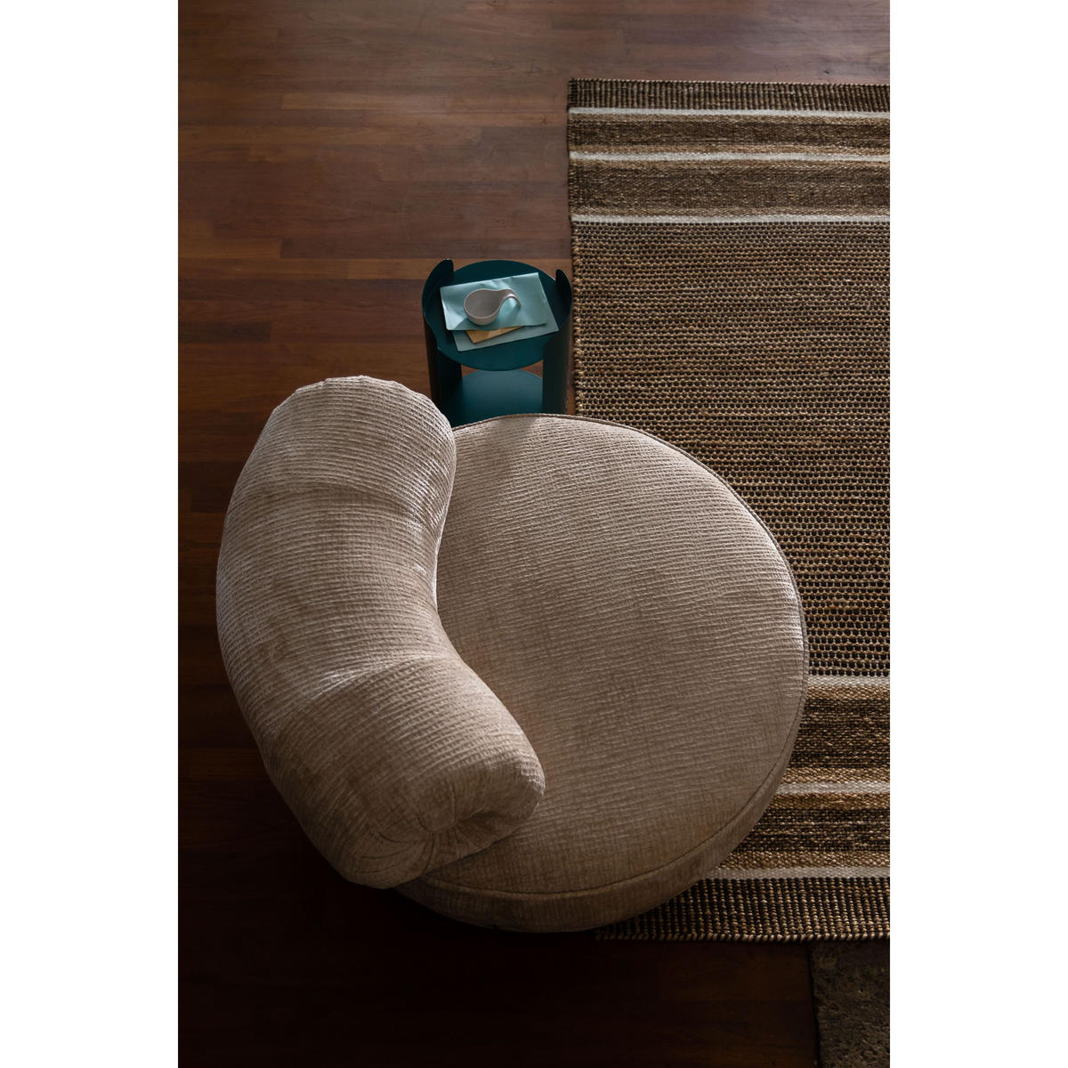 SESSEL Tilbury Beige - Beige, Textil (100/73/100cm) - Dutchbone