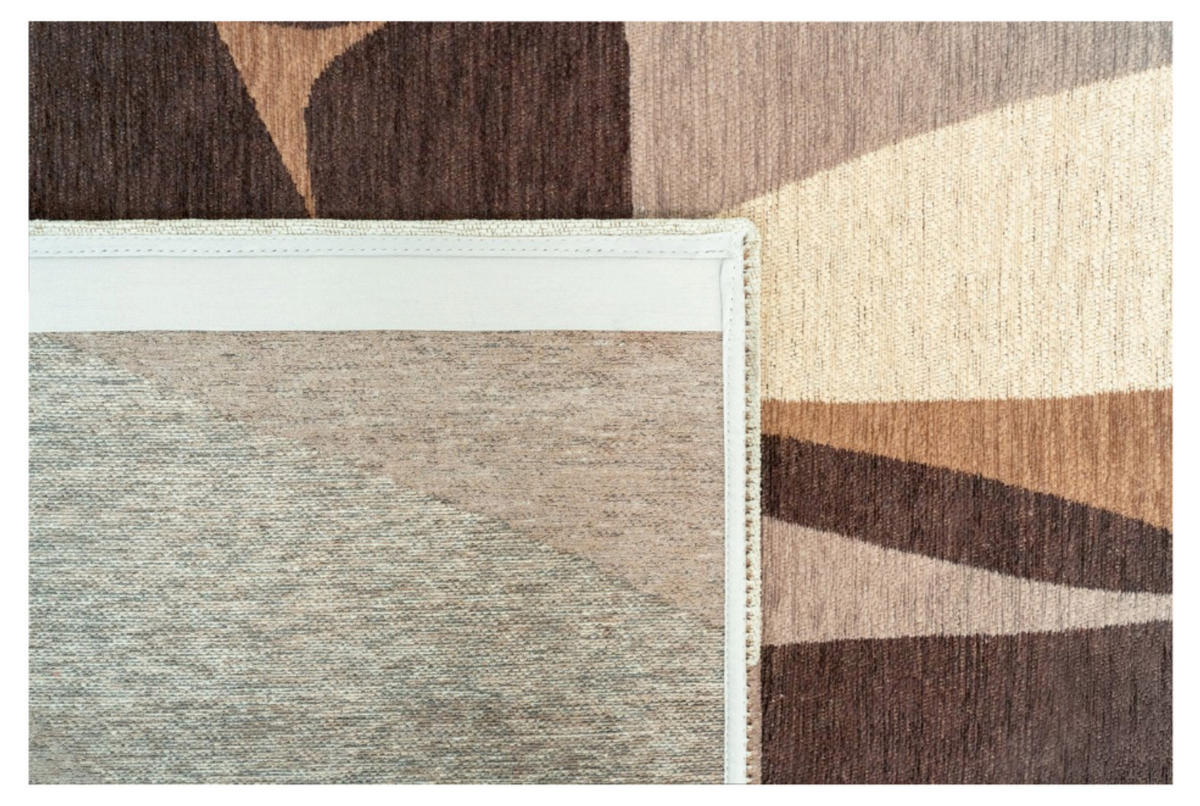 TEPPICH modern Flachgewebe ROCKY Braun 140 x 200 cm - Braun, Textil (140/200cm) - Novatrend