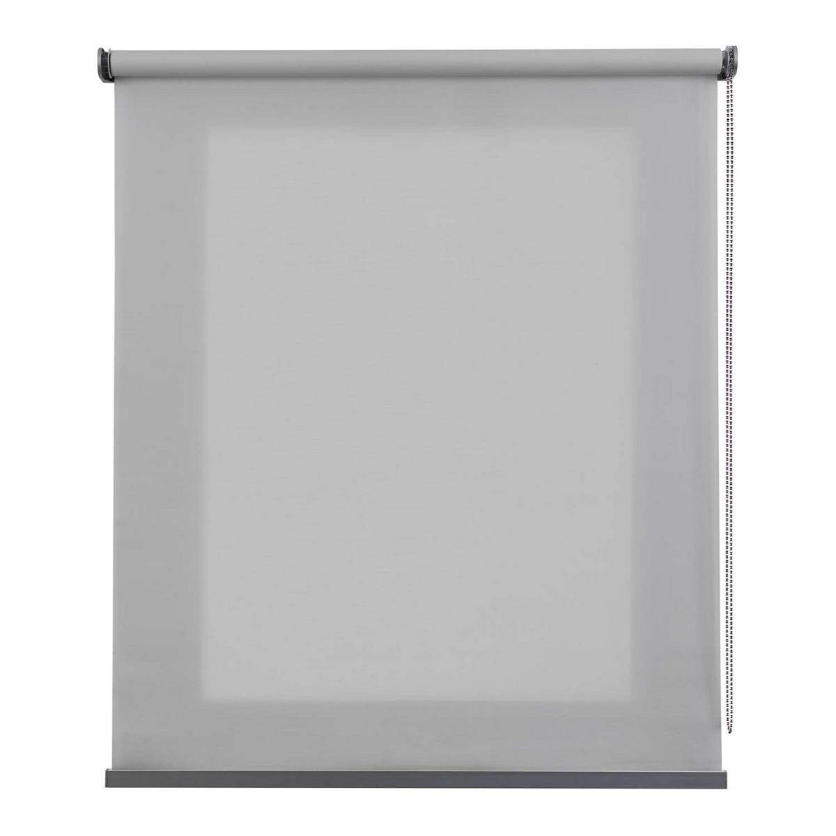 ROLLO| Hellgrau, 180cm x 250cm - Hellgrau, Kunststoff (180/250cm) - STORESDECO