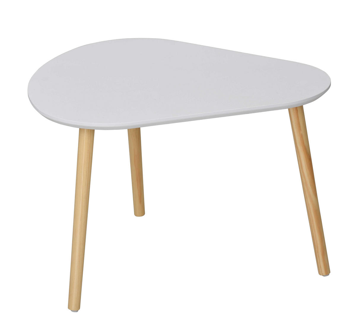 BEISTELLTISCH in weiß und in Holzoptik - 3er set - 103/50/42 cm - Weiß, Holzwerkstoff (103/50/42cm) - Calicosy