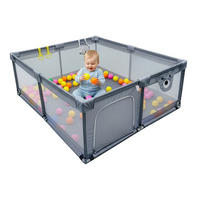 ȚARC Gri cu 50 mingi coș de baschet - gri, material plastic/material textil (120/65/150cm) - Relaxdays
