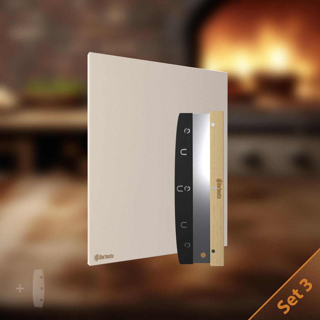 Thumbnail - CLP Pizzastein, Weiß, Stein, 38x1.5x30 cm, Grills & Outdoor-Küchen, Grillzubehör