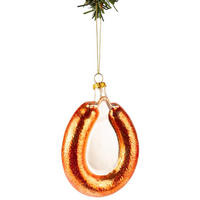 WEIHNACHTSKUGEL Rookworst 13 cm - Bronzefarben, Glas (3/13/1cm)