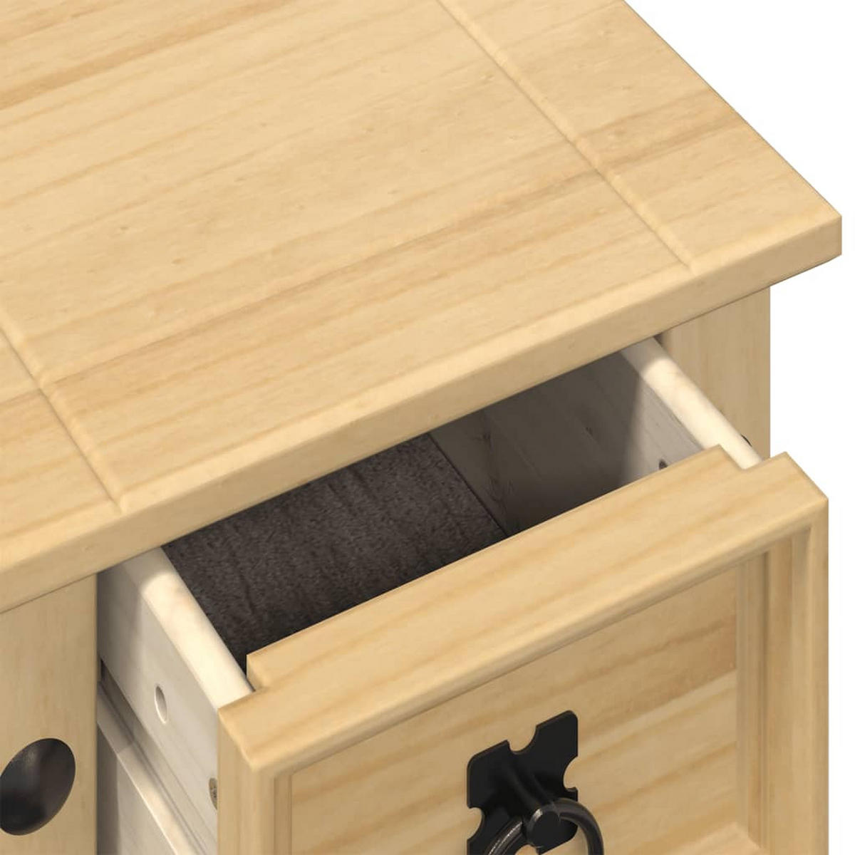 PFLANZENSTÄNDER Corona 30/30/73 Cm Massivholz Kiefer - Braun, Holz (30/73/30cm) - vidaXL