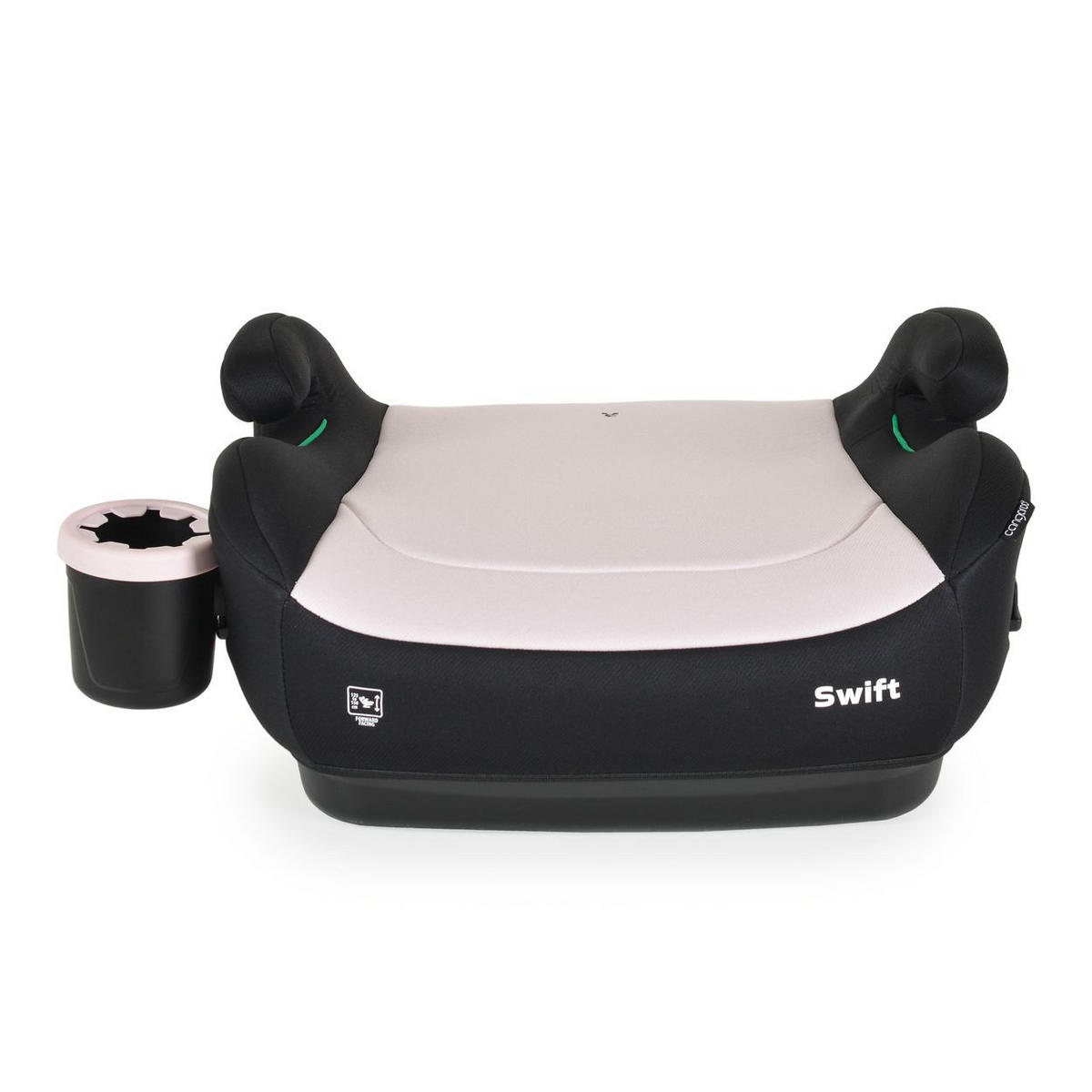 SITZERHÖHUNG Swift (125-150cm) rosa Armlehne, Getränkehalter - Rosa, Kunststoff (39/22/42cm) - Cangaroo