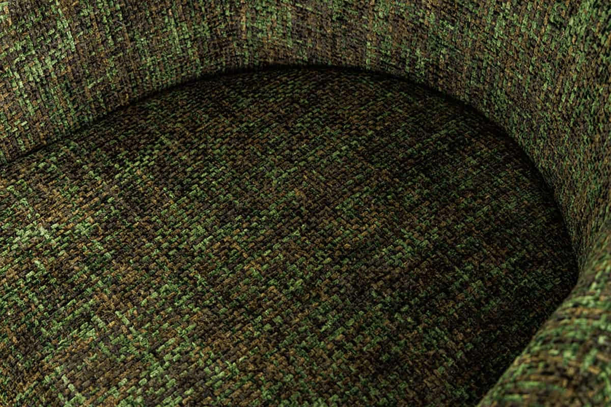 STUHL EXTRAVAGANCIA Chenille Dunkelgrün 80 cm - Goldfarben/Grün, Kunststoff/Metall (60/81/63cm) - riess-ambiente