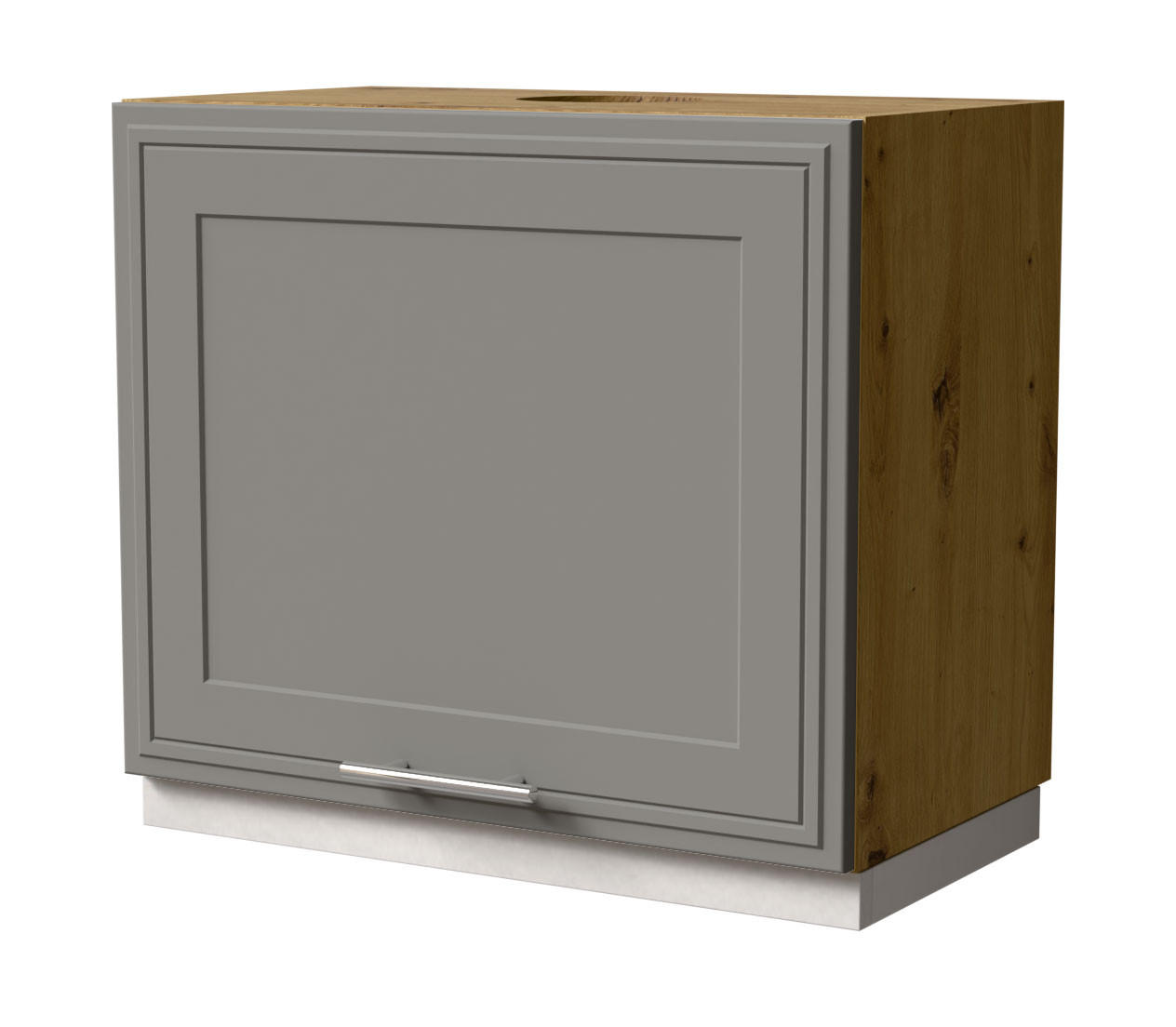 WRASENSCHRANK Salo W8/60 Eiche Artisan / Dust Grey Matt 60 / 32,5 / 50cm - Eiche Artisan/Grau, Holz/Holzwerkstoff (60/50/32.5cm) - Feldmann-Wohnen