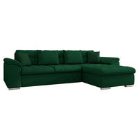 ECKSOFA Diana, Seite: Rechts - Waldgrün, Holz/Textil (280/160cm) - MIRJAN24