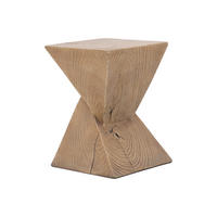 BEISTELLTISCH DUMBO aus Beton 40 x 40 x 50.8 cm - Rotbraun, Naturmaterialien (40/40/50.8cm) - Elementi