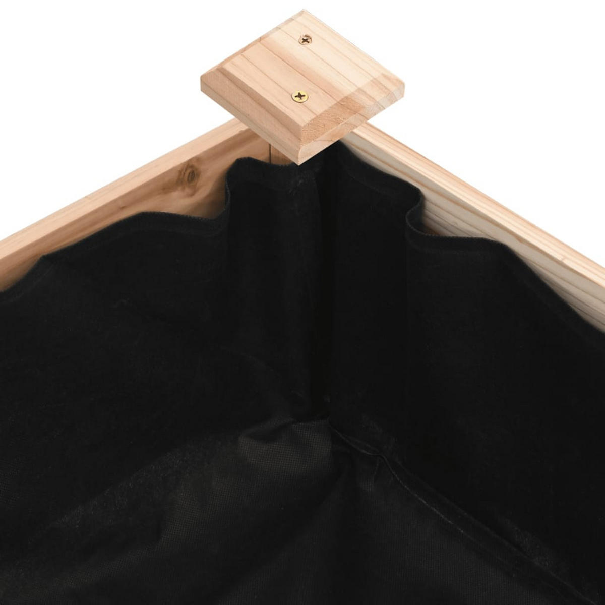 HOCHBEET mit Einsatz 240/60/25 cm, aus Massivholz Tanne - Braun, Holz (240/25/60cm) - vidaXL