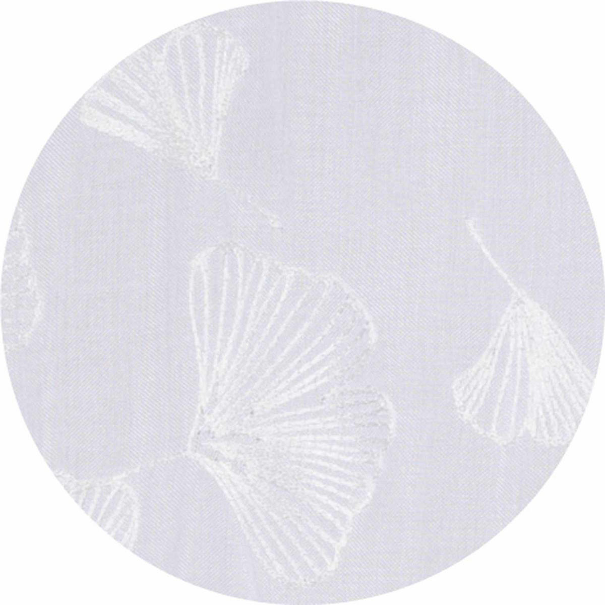 ÖSENVORHANG GINGKO halbtransparent - Weiß, Textil (140/0.5/250cm) - Esprit