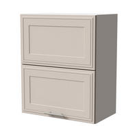 KLAPPHÄNGESCHRANK Salo W8B/60-AV Weiß / Kaschmir Matt 60 / 32,5 / 72cm - Kaschmir/Weiß, Holz/Holzwerkstoff (60/72/32.5cm) - Feldmann-Wohnen