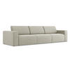 4-SITZER-SOFA Strukturstoff Stoff Beige - Beige/Creme, Kunststoff/Textil (314/80/103cm) - Makamii