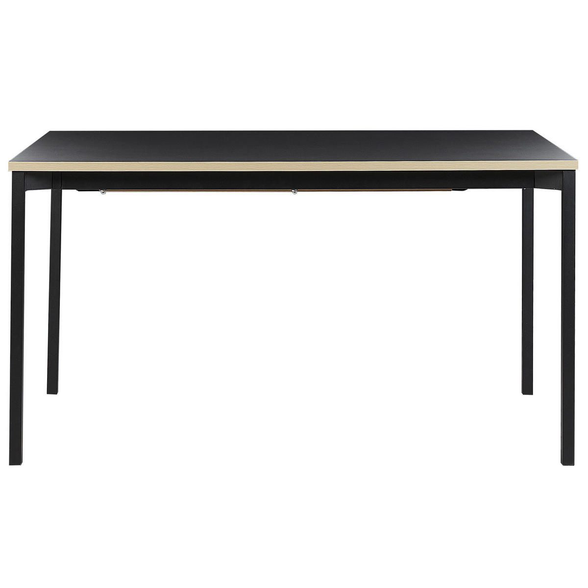 ESSTISCH 190/90/76 cm Schwarz Rechteckig Avis - Schwarz, Holzwerkstoff (190/90/76cm) - Beliani