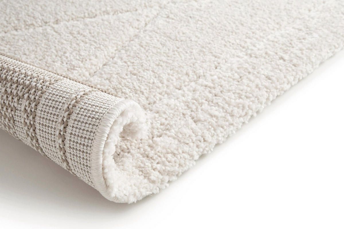 TEPPICH Design Relief-Effekt beige - Beige, Textil (160/230cm) - AFK Living