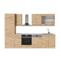 KUCHYNKA Fame-Line Dub Goldkraft 300 cm , AP Marble - dub medový, kompozitné drevo (300/206.8/60cm) - Vicco