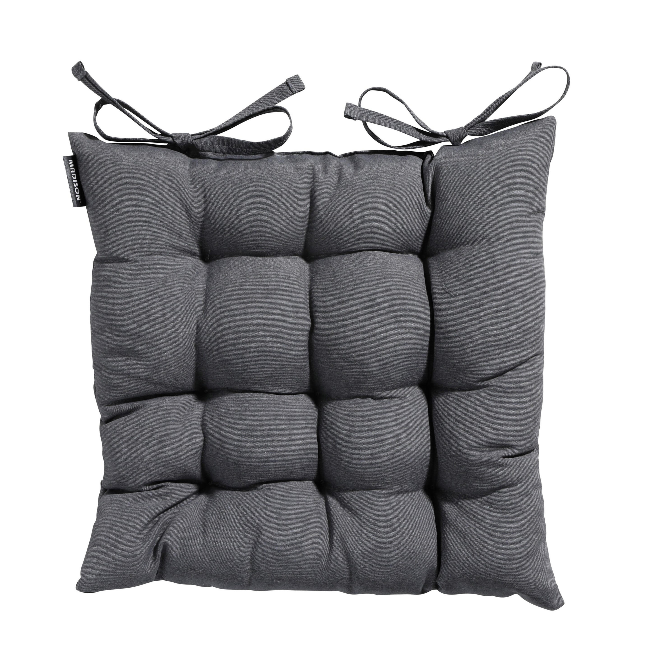 SITZKISSEN Panama 46/46 cm 4er-Set - Grau, Textil (46/6/46cm) - Madison