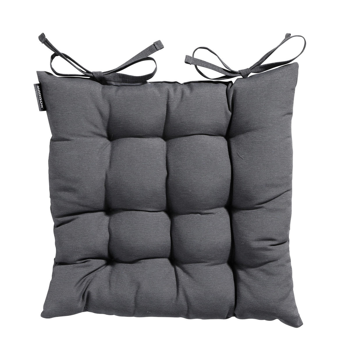 SITZKISSEN Panama 46/46 cm 4er-Set - Grau, Textil (46/6/46cm) - Madison