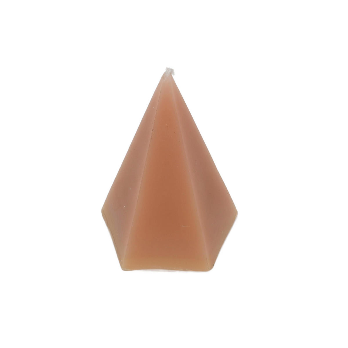 DEKO-KERZE pyramidenförmig Arty 7,4/7,4/12 cm - Rosa, Paraffin (7.4/12/7.4cm) - Homea
