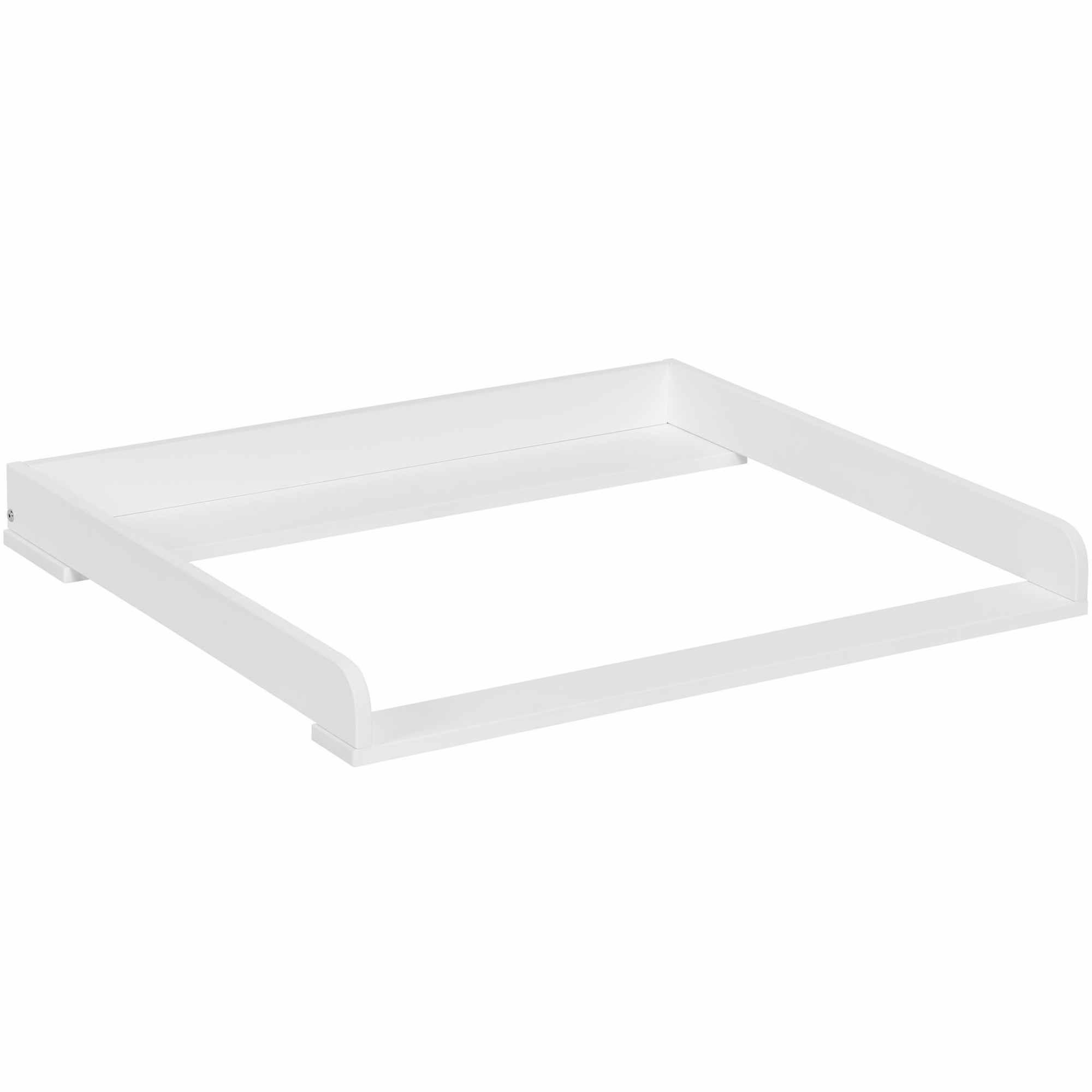 Konsimo® Wickelaufsatz Weiß 90x8x76 cm